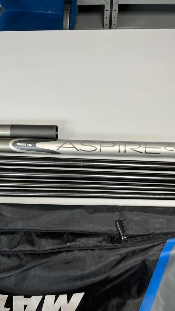 Shimano Aspire Competition 14,5 meter pack, Watersport en Boten, Hengelsport | Witvissen, Gebruikt, Vaste hengel, Ophalen