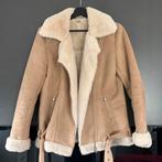 Miss Selfridge Imitatieleren jas - tan, Beige, Ophalen of Verzenden, Maat 34 (XS) of kleiner, Gedragen