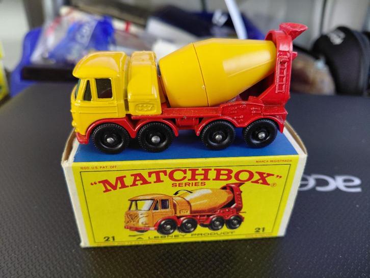 Matchbox 21d Foden Betonwagen E-Type Box, Hobby en Vrije tijd, Modelauto's | Overige schalen, Zo goed als nieuw, Bus of Vrachtwagen