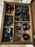 Bakeliet Vintage Elektrische Onderdelen Collectie en asbakje, Ophalen