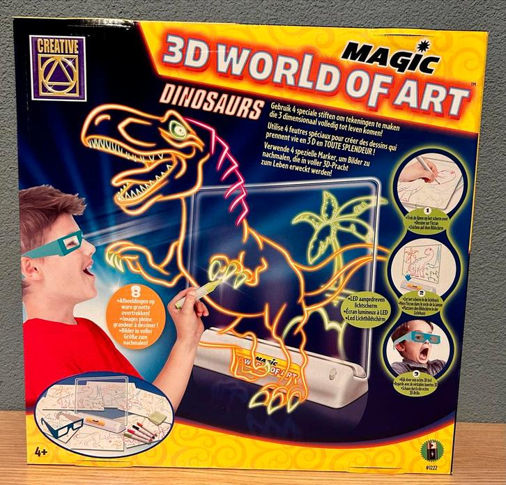 3D tekenen - Dinosaurussen - Sint tip!, Kinderen en Baby's, Speelgoed | Educatief en Creatief, Nieuw, Ophalen of Verzenden