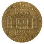 Henk van Bommel : 100 jaar Concertgebouw en orkest, 1988, Verzenden, Brons, Nederland