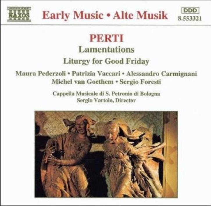Perti - Lamentations, Cd's en Dvd's, Cd's | Klassiek, Gebruikt, Vocaal, Middeleeuwen en Renaissance, Ophalen of Verzenden