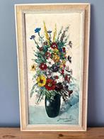 Jean du Rieu stilleven met bloemen, Antiek en Kunst, Ophalen of Verzenden