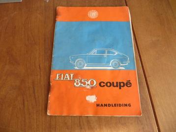 Instructieboek Fiat 850 Coupe 1967 beschikbaar voor biedingen