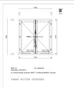 Kozijnen nieuw stopstel hr++ compleet, Doe-het-zelf en Verbouw, Kozijnen en Schuifpuien, 75 tot 150 cm, Raamkozijn, Ophalen of Verzenden