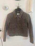 Mango Khaki Echt Leren Jasje - Maat S, Ophalen of Verzenden, Gedragen, Maat 36 (S), Bruin