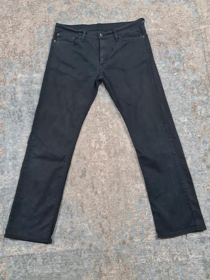 Levi's 504 W34 L32 Straight STRETCH Bronno3432 Zwart, Kleding | Heren, Spijkerbroeken en Jeans, Zo goed als nieuw, W33 - W34 (confectie 48/50)