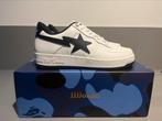 Jjjjound x Bapesta (BAPE) ‘White Navy’, Kleding | Heren, Verzenden, Nieuw, Wit