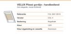 Plissé velux GGL S06 beige, Ophalen, 50 tot 100 cm, Zo goed als nieuw, 100 tot 150 cm