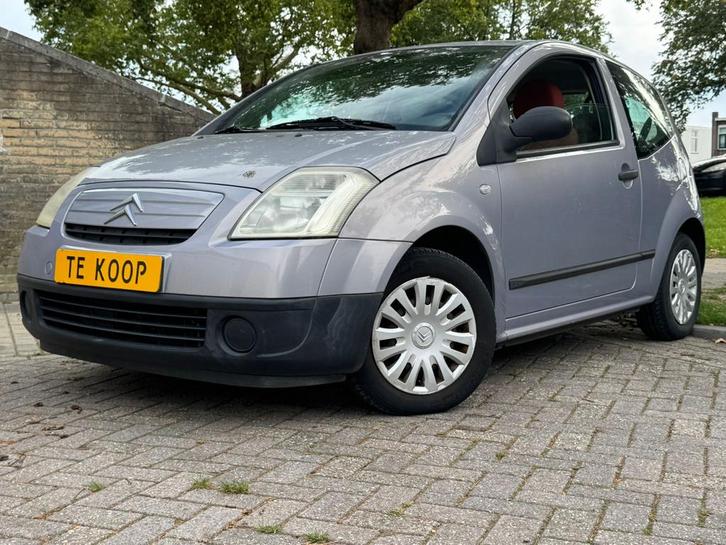 Citroën C2 1.4 I 2004 Grijs | Cruise control | elektrische R, Auto's, Citroën, Particulier, C2, ABS, Airbags, Boordcomputer, Cruise Control