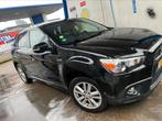 Mitsubishi 2011 Zwart DIESEL, Auto's, Zwart, Leder, Stationwagon, Particulier
