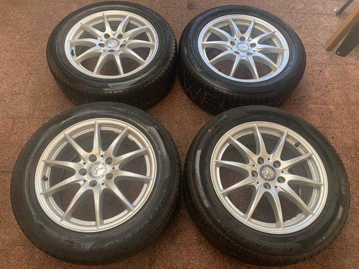 17 inch orig. Mercedes Vito / V-klasse ALU winterset TPMS, Auto-onderdelen, Banden en Velgen, Banden en Velgen, Winterbanden, 17 inch