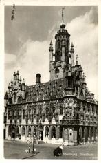 Middelburg, Stadhuis - man kar - 1955 gelopen, Ophalen of Verzenden, Voor 1920, Ongelopen, Zeeland