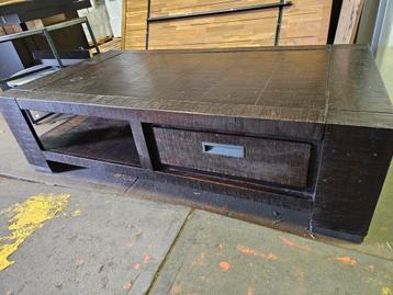 Houten Salontafel met Lade - 150x80cm beschikbaar voor biedingen