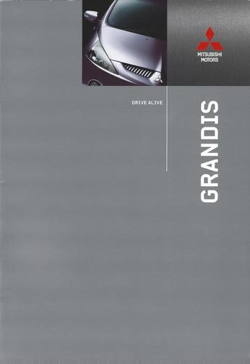 Brochure Mitsubishi Grandis 2005 beschikbaar voor biedingen