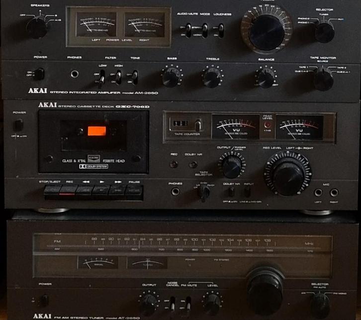 Akai AM-2650 vintage versterker 2 x 65 watt, gereviseerd, Audio, Tv en Foto, Versterkers en Receivers, Minder dan 60 watt, Overige merken