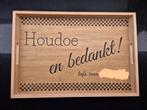Gepersonaliseerd Dienblad - Eigen Ontwerp!, Ophalen of Verzenden, Nieuw, Rechthoekig, Hout