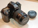 Nikon F80S + 28-105mm f3.5-4.5D filmcamera set, Audio, Tv en Foto, Fotocamera's Analoog, Ophalen of Verzenden, Zo goed als nieuw