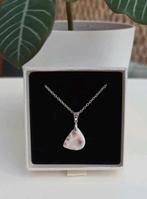 Prachtige natroliet 925 zilveren hanger, Verzamelen, Mineralen en Fossielen, Ophalen of Verzenden