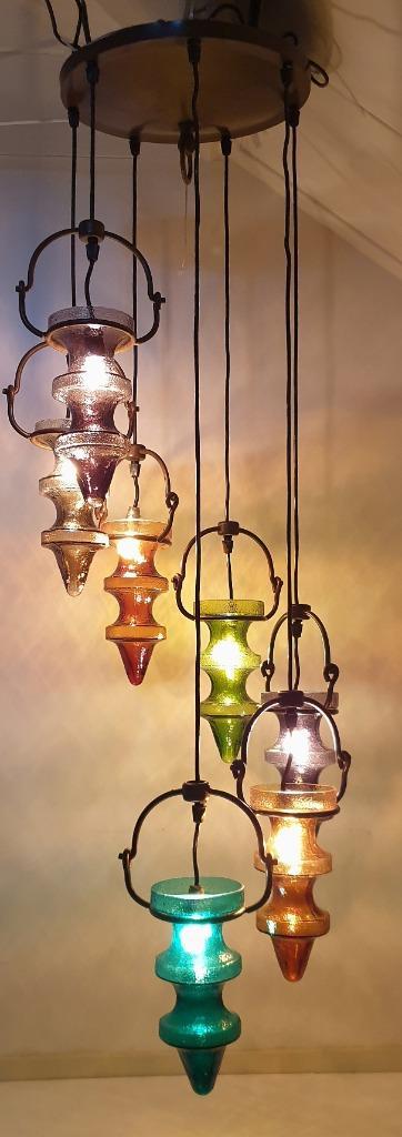 Nanny Still voor Massive / St.Lambert Stalactiet Hanglamp XL, Huis en Inrichting, Lampen | Hanglampen, Gebruikt, 75 cm of meer