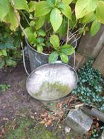 2 zinken vuilnisemmers., Tuin en Terras, Ophalen, Gebruikt