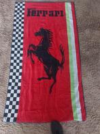 2  Ferrari badhanddoeken 165x90, Ophalen of Verzenden, Handdoek, Zo goed als nieuw, Rood