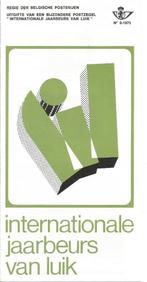 FDC 8/1973 Koksijde 13-05-73 Int. Jaarbeurs Luik 4,50Fr (NL, Postzegels en Munten, Met stempel, Ophalen of Verzenden, Gestempeld