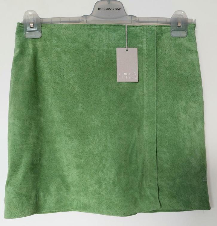 No man's land, groen leren rokje, maat 38, nieuw, Kleding | Dames, Rokken, Nieuw, Maat 38/40 (M), Groen, Boven de knie, Ophalen of Verzenden