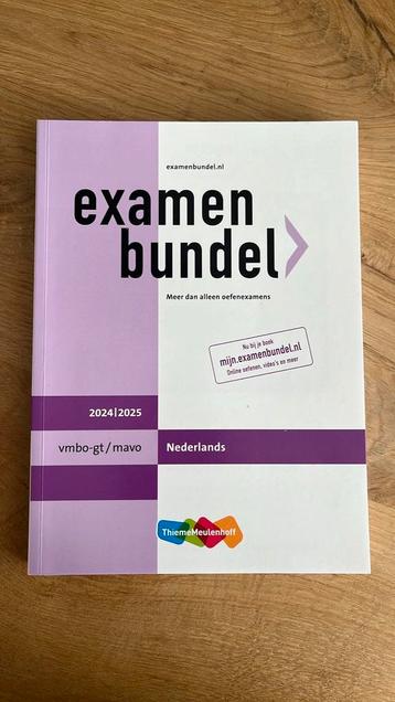 Examenbundel Nederlands vmbo-gt/mavo beschikbaar voor biedingen
