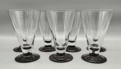 Set van 7 glazen uit de jaren 80 Frankrijk- Luminarc, Verzamelen, Glas en Borrelglaasjes, Zo goed als nieuw, Overige typen, Ophalen of Verzenden