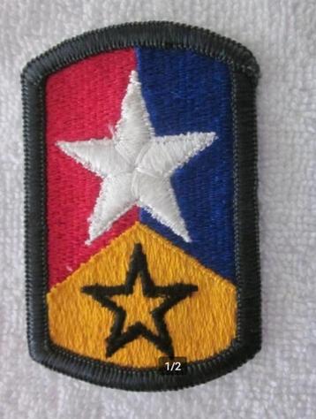 Embleem US ARMY 72nd Infantry Brigade afm. 8 x 5 cm. beschikbaar voor biedingen