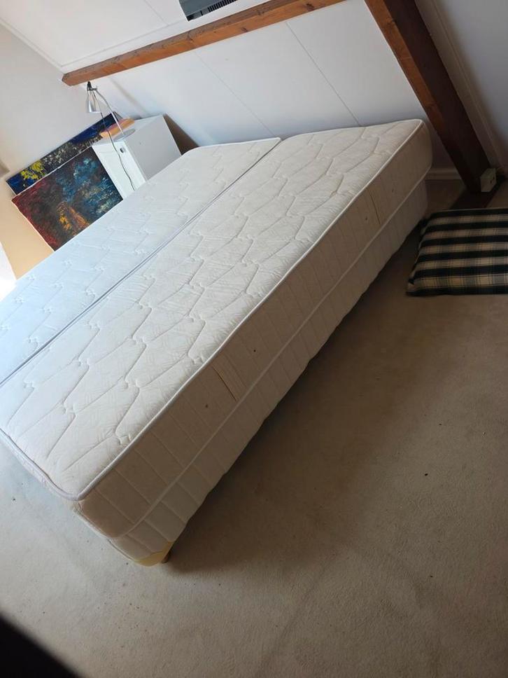 Boxspring 2-delig 80 cm - Zo goed als nieuw, Huis en Inrichting, Slaapkamer | Boxsprings, Zo goed als nieuw, 80 cm, 200 cm, Tweepersoons