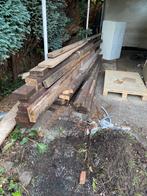 Vuren houten balken, Doe-het-zelf en Verbouw, Hout en Planken, Ophalen of Verzenden, Zo goed als nieuw, Balk, Vuren