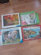 Vier leuke puzzels van 1500, 2000 en 3000 stukjes, Ophalen, 500 t/m 1500 stukjes, Zo goed als nieuw, Legpuzzel
