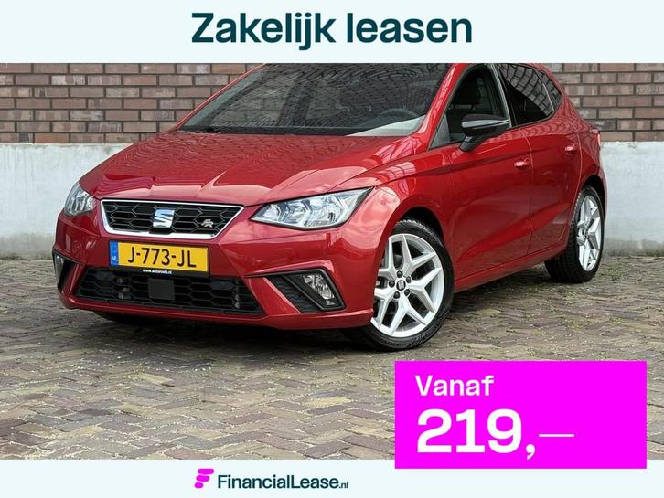 Seat Ibiza 1.0 TSI FR Business Intense / 116 PK / NAVI + Cam, Auto's, Seat, Bedrijf, Lease, Financial lease, Ibiza, ABS, Achteruitrijcamera
