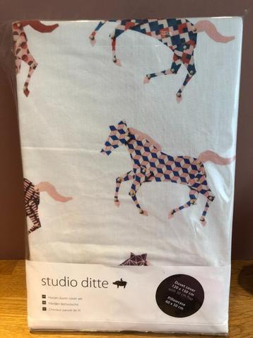 Studio Ditte dekbedovertrek paardjes, nieuw