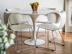 Maxima stoelen van Sawaya & Moroni - Italiaans design, Huis en Inrichting, Metaal, Vier, Wit, Zo goed als nieuw
