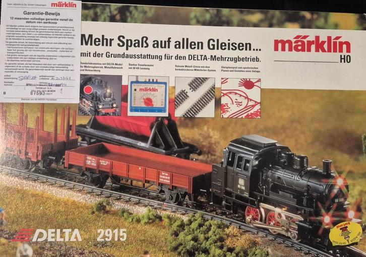 Märklin Delta 2915 Treinset - Nieuw in doos, Hobby en Vrije tijd, Modeltreinen | H0, Nieuw, Treinset, Wisselstroom, Märklin, Analoog