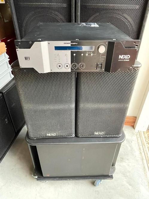 Nexo PS10 R2 set met LS600 en NX4x1 systeemversterker, Audio, Tv en Foto, Luidsprekers, Gebruikt, Ophalen