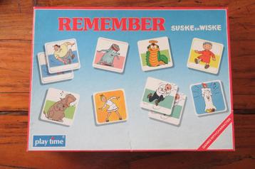 Leuk Suske en Wiske memory spel Remember Play Time beschikbaar voor biedingen