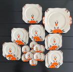 Engels antiek petit fours en gebak servies, Ophalen of Verzenden