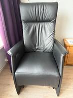 Lerira sta-op fauteuil maat XL - kleur zwart, Huis en Inrichting, Fauteuils, Ophalen, Zo goed als nieuw, Leer