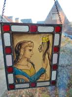 Prachtige glas in lood raamhanger van Leon v.d. Essen, Verzenden