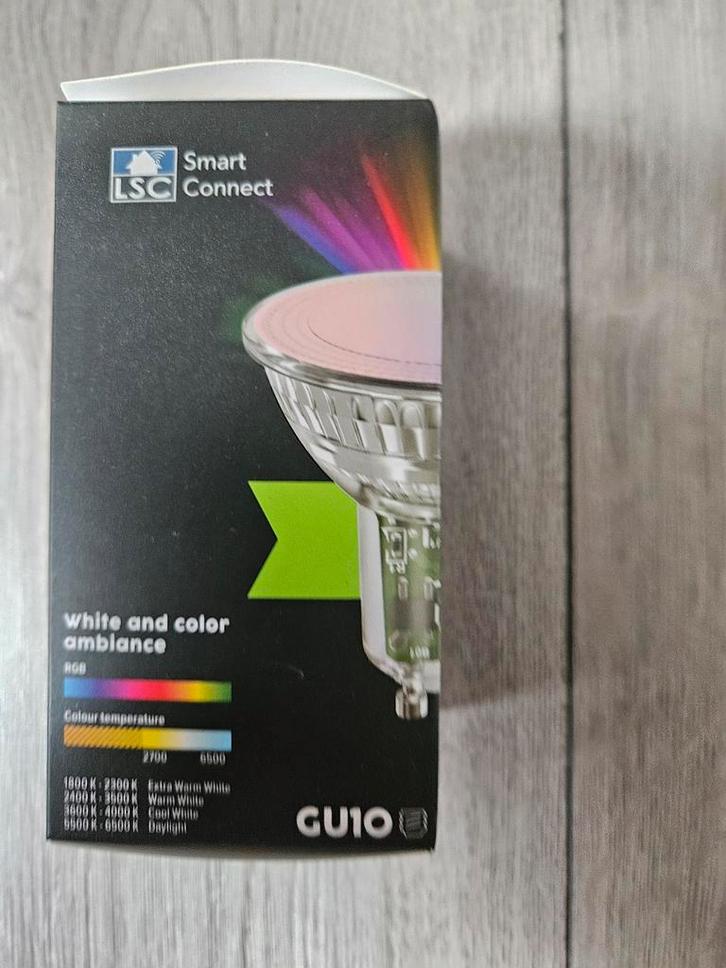 LSC Smart RGB LED Spot - Nieuw in Verpakking!, Huis en Inrichting, Lampen | Losse lampen, Nieuw, Led-lamp, Minder dan 30 watt