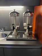 Dubbele drank / sap dispenser met koelvak, Huis en Inrichting, Keuken | Keukenbenodigdheden, Ophalen, Zo goed als nieuw