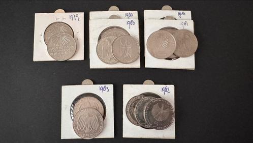 Duitse 5 Marken 1979-1983, Postzegels en Munten, Munten | Europa | Euromunten, Losse munt, Duitsland, Zilver, Ophalen of Verzenden