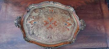 Oud Vintage Florentijns dienblad. beschikbaar voor biedingen
