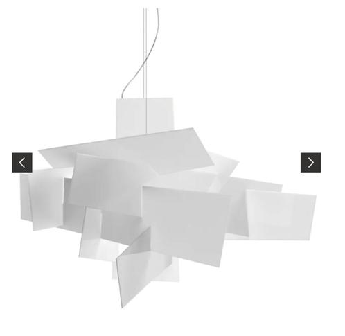 Design verlichting Foscarini Big Bang, Huis en Inrichting, Lampen | Hanglampen, Zo goed als nieuw, 75 cm of meer, Metaal, Ophalen