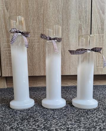 Kerst kandelaars 3st. beschikbaar voor biedingen